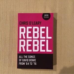 David Bowie book Rebel Rebel. All songs 1964-1976.  600 songs examined. …
